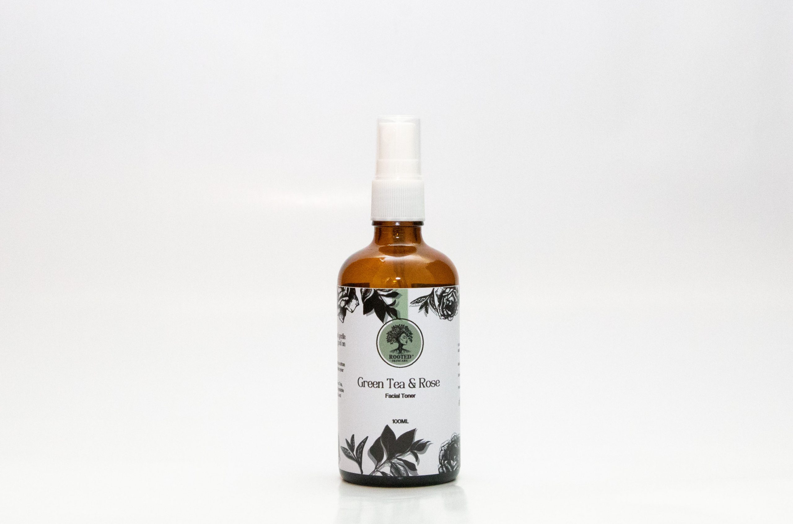 Green Tea & Rose Facial Toner - Rooted Skincare. Antioxidant-Rich | Firming | Hydrating | Gentle
