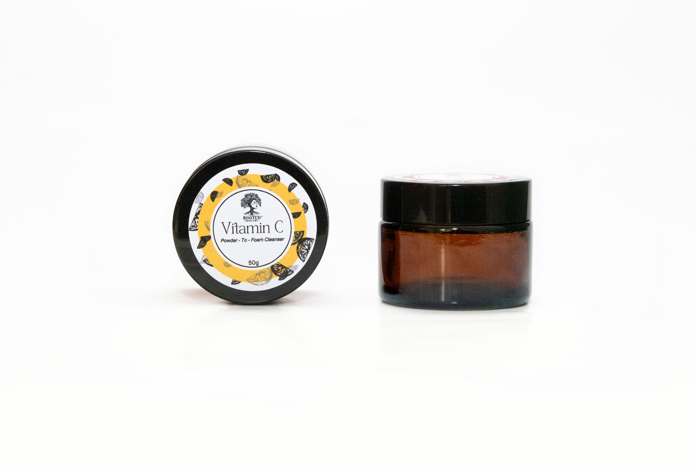 Vitamin C Powder-to-Foam Cleanser. Rooted Skincare