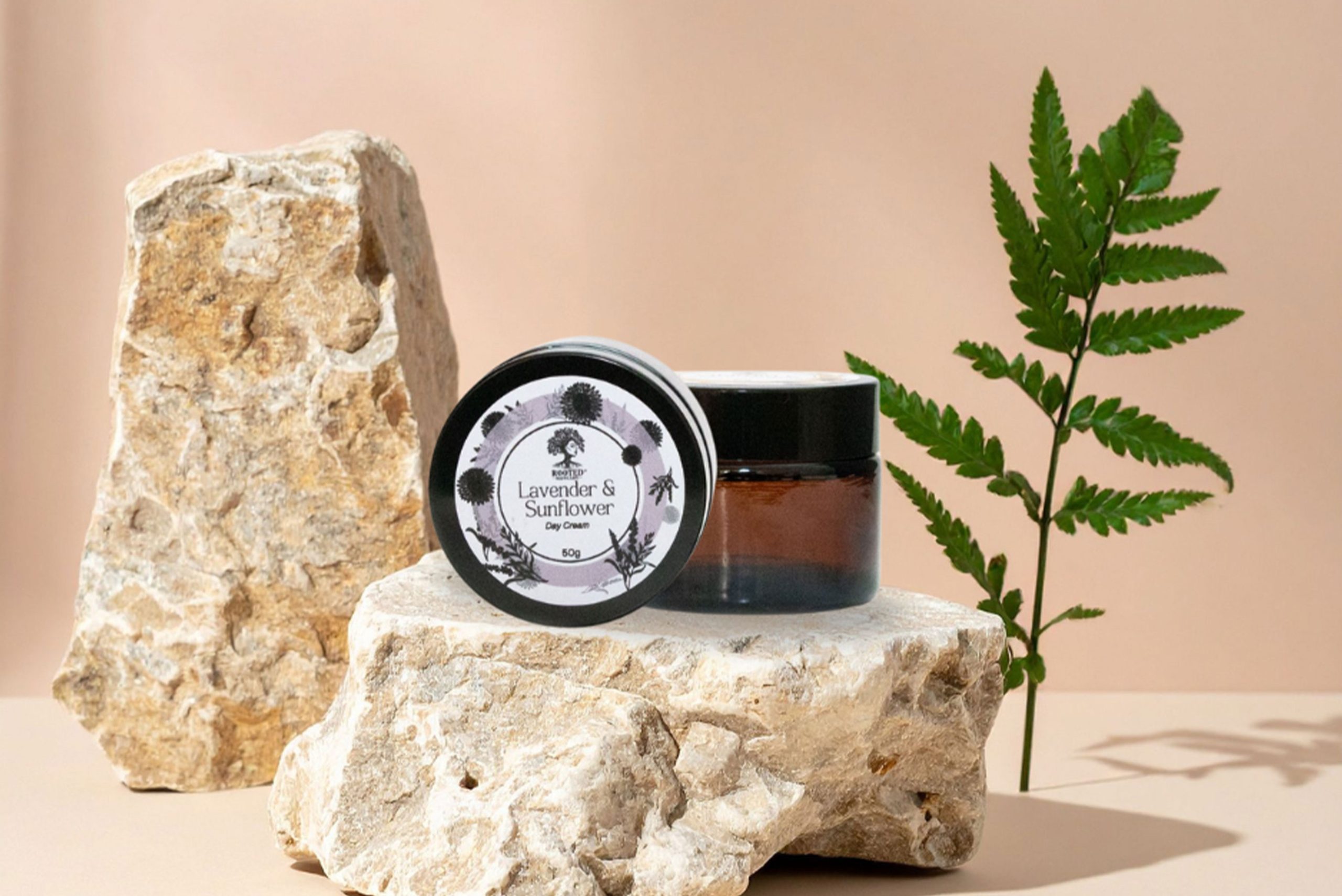 Lavender & Sunflower Day Cream. Rooted Skincare